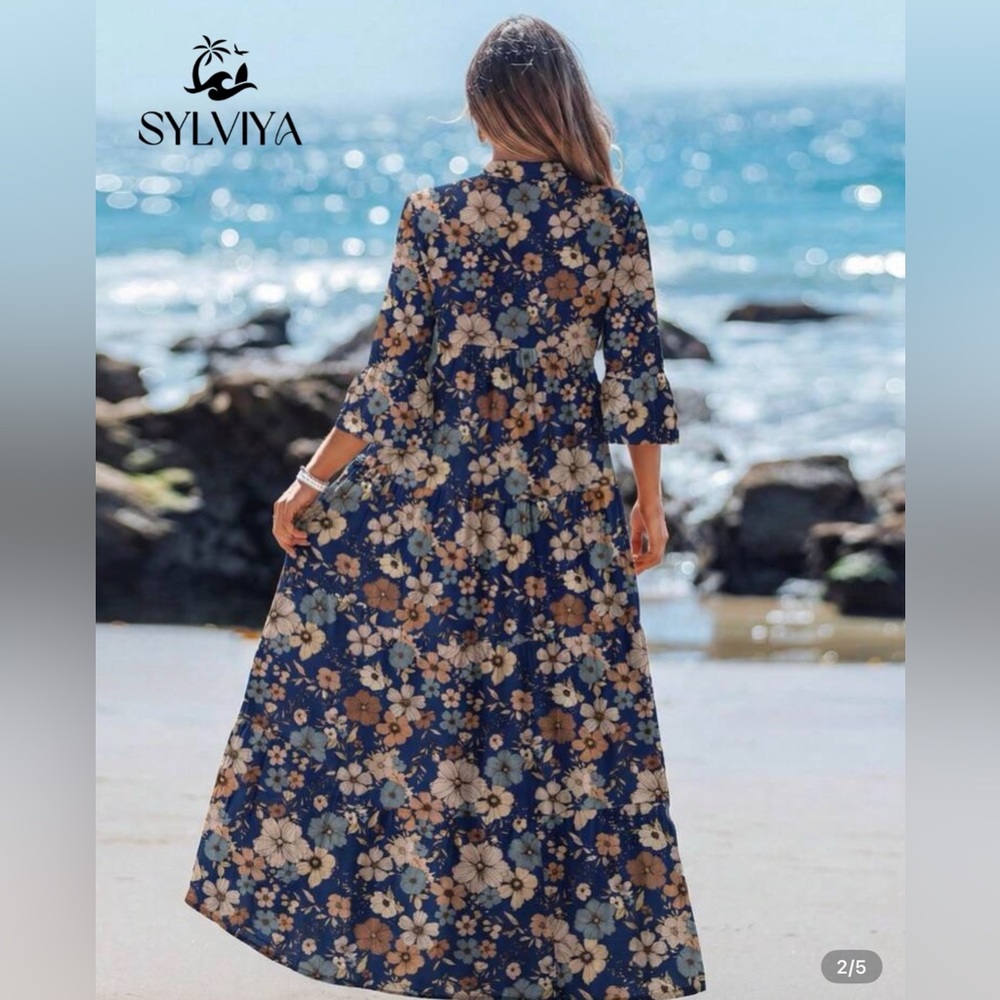 FLORAL MAXI DRESS